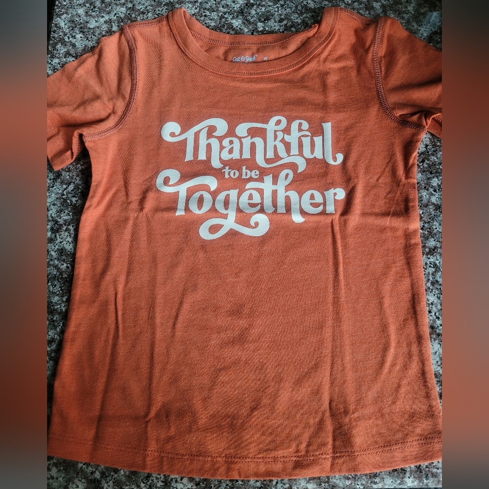 Kids' Adaptive Short Sleeve Graphic T-Shirt - Cat & Jack™ Orange